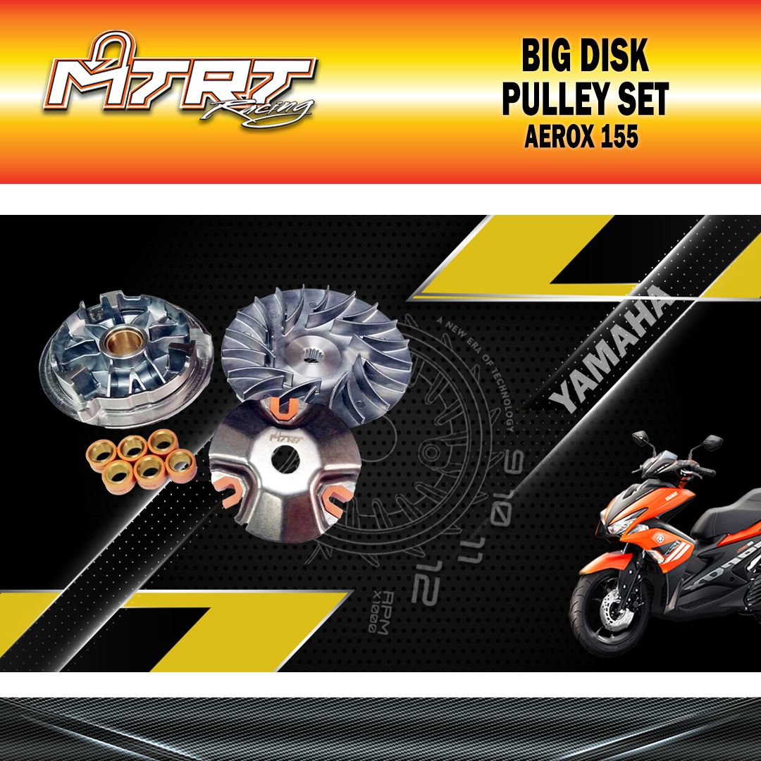 MTRT PULLEY SET FOR AEROX155/NMAX2020 v2.0