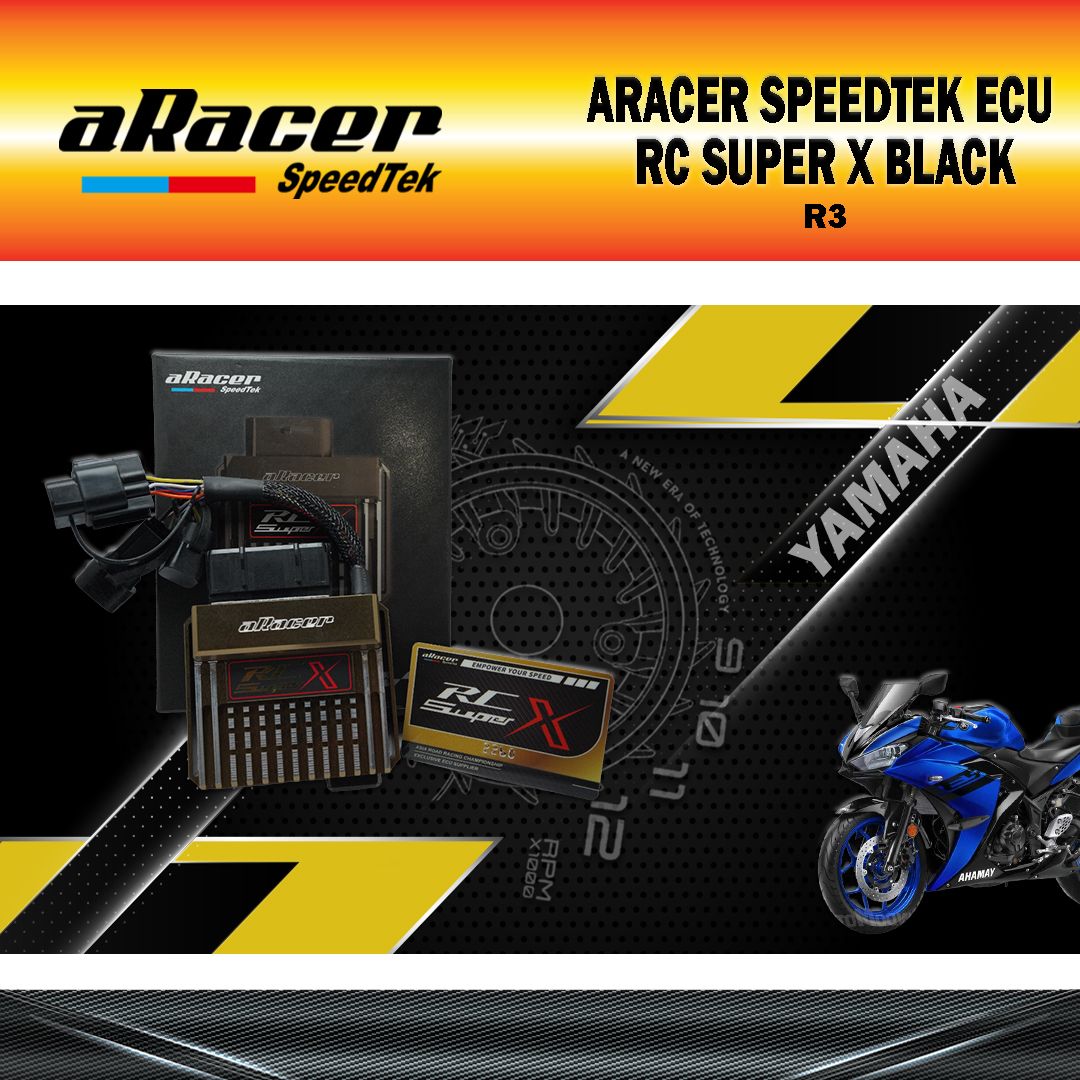 ARACER SPEEDTEK ECU RC SUPER X BLACK | R3 (2019)