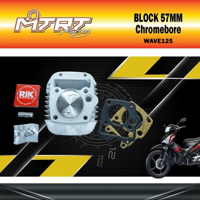 BLOCK Wave125  57MM Chromebore   MTRT