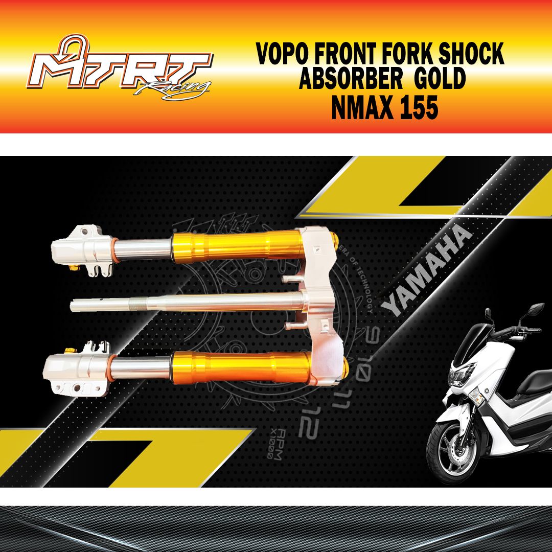 VOPO FRONT FORK SHOCK ABSORBER NMAX155 GOLD