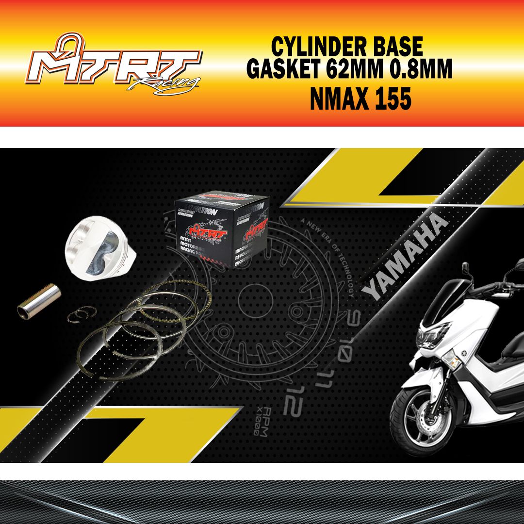 PISTON  KIT NMAX155 62MM FORGED MTRT
