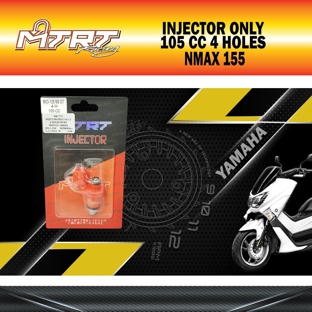 INJECTOR ONLY 4HOLES  MIOi125/Aerox155  105CC MTRT