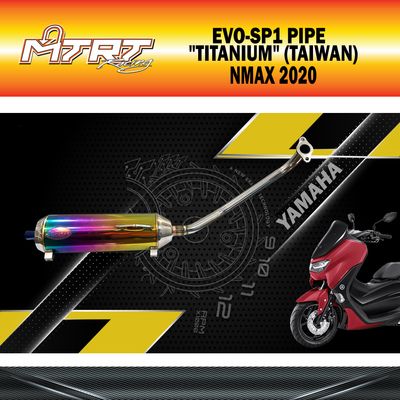 EVO-SP1 PIPE NMAX2020 &quot;TITANIUM&quot; MTRT (TAIWAN)