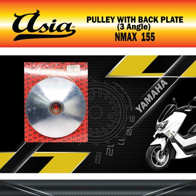 PULLEY WITH BACK PLATE NMAX155 (3 ANGLE) &quot;ASIA&quot;