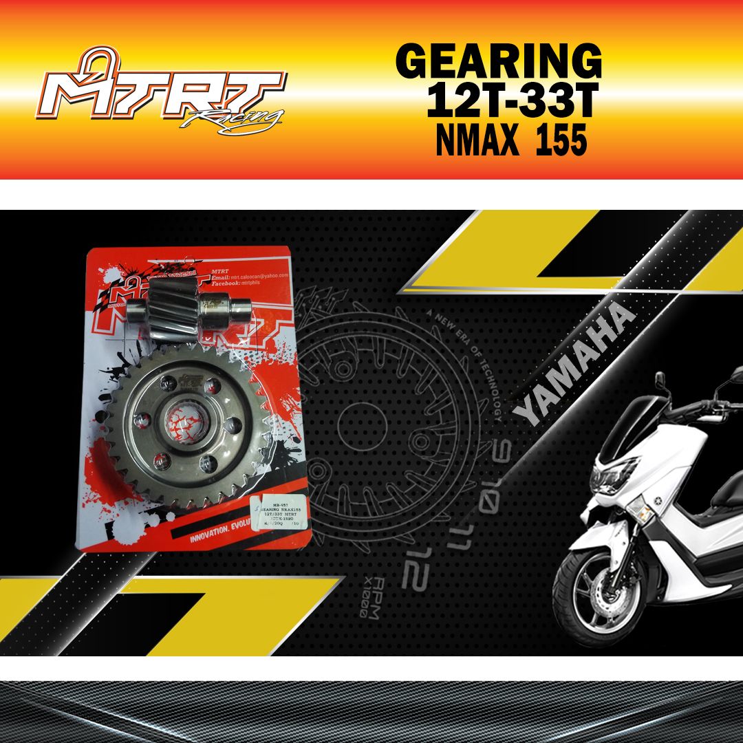 GEARING  NMAX155  12T-33T