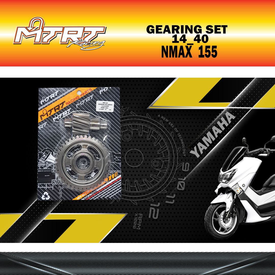 MTRT GEARING SET AEROX 14/40T SECONDARY