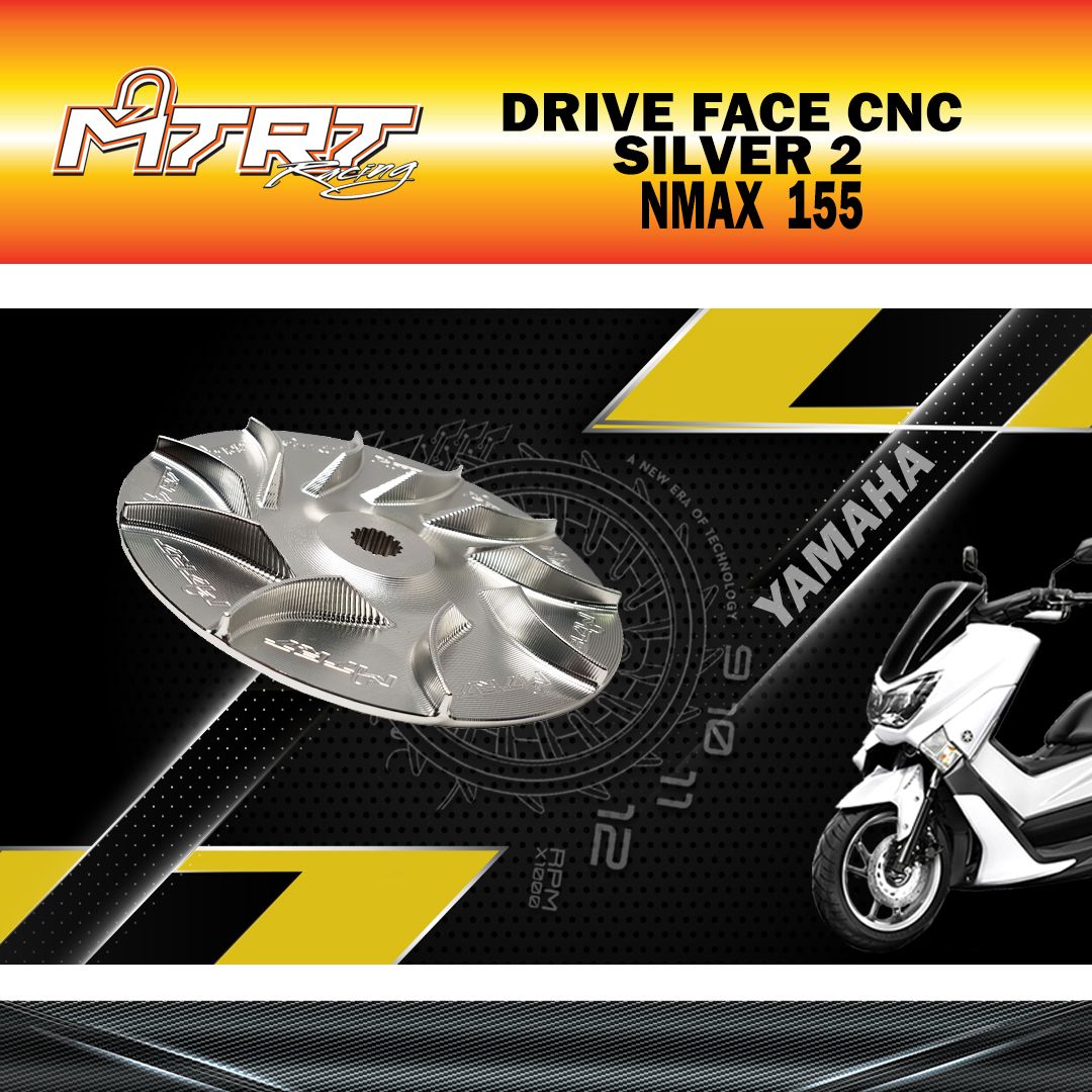 DRIVE FACE CNC NMAX155 MTRT SILVER 2