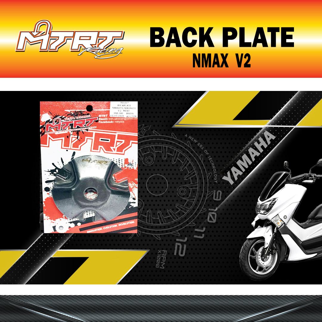 BACK PLATE V2 NMAX155/AEROX155 V1 MTRT