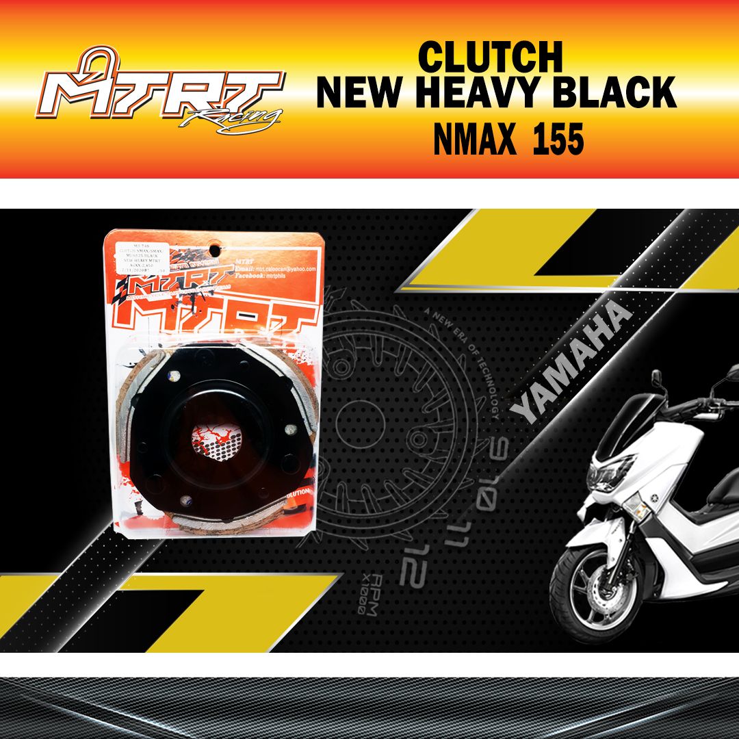 CLUTCH NMAX/SMAX/MIOI125 NEW HEAVY BLACK MTRT