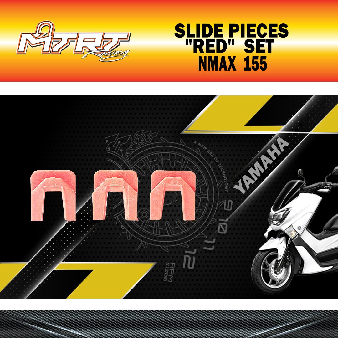 SLIDE PIECES &quot;RED&quot;  NMAX155/AEROX155 SET MTRT