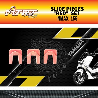 SLIDE PIECES &quot;RED&quot;  NMAX155/AEROX155 SET MTRT