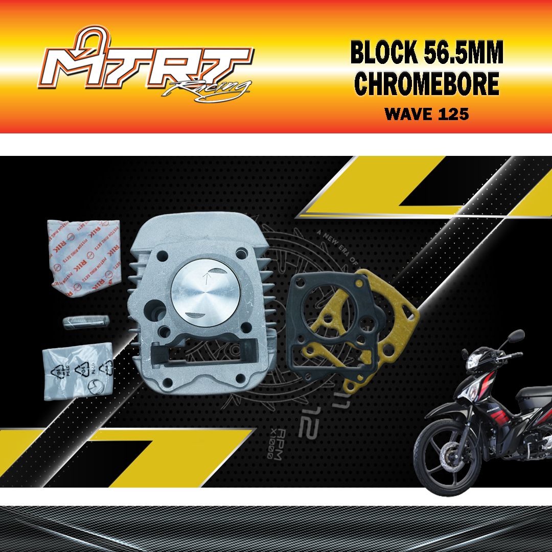 BLOCK Wave125  56.5MM Chromebore  MTRT