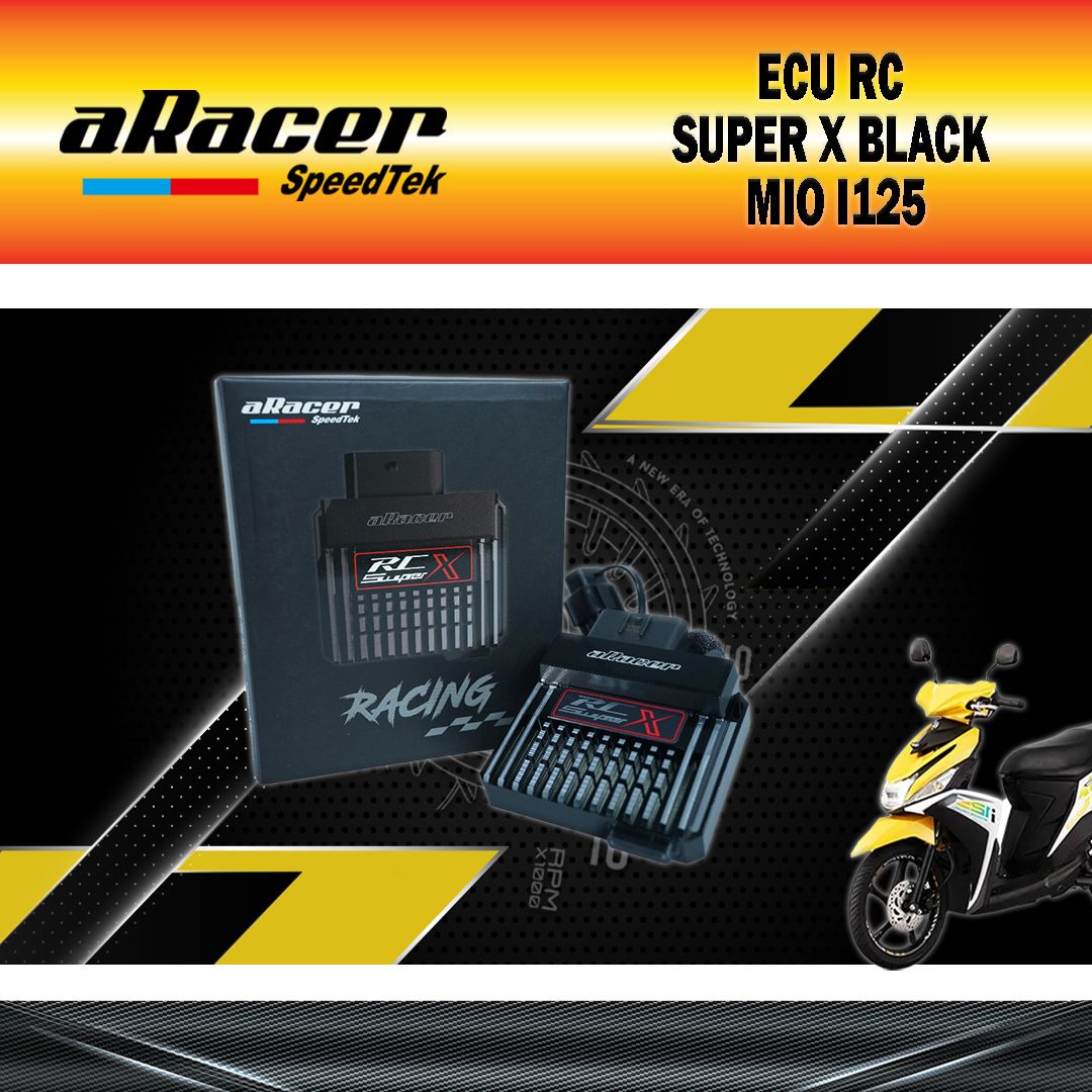 ARACER SPEEDTEK ECU RC SUPER X BLACK MIO i125/SOUL GT (2018)