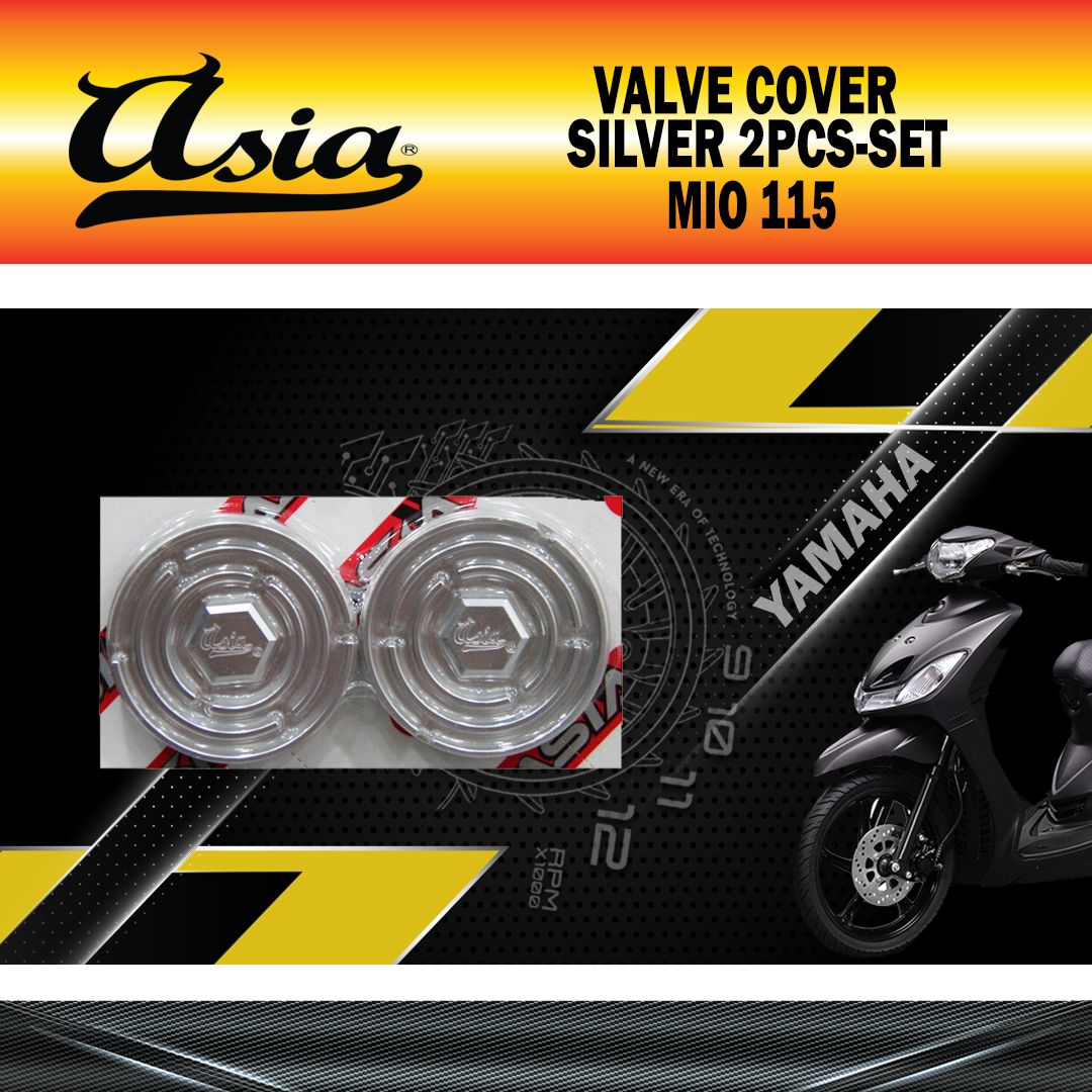 VALVE COVER MIO ASIA  SILVER  2pc-set