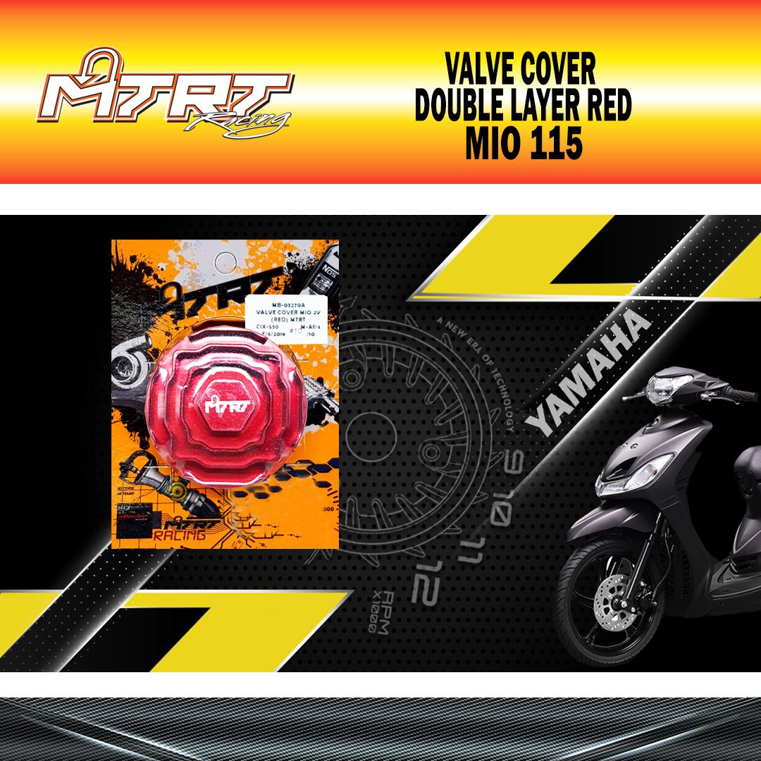 VALVE COVER DOUBLE LAYER RED MIO MTRT