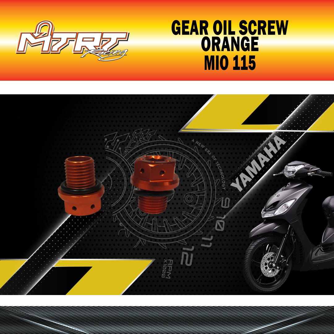 GEAR OIL SCREW MTRT MIO orange