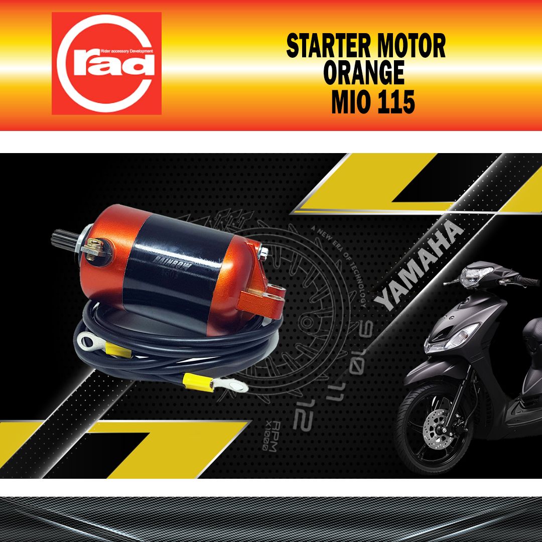 STARTER MOTOR MIO ORANGE RAD