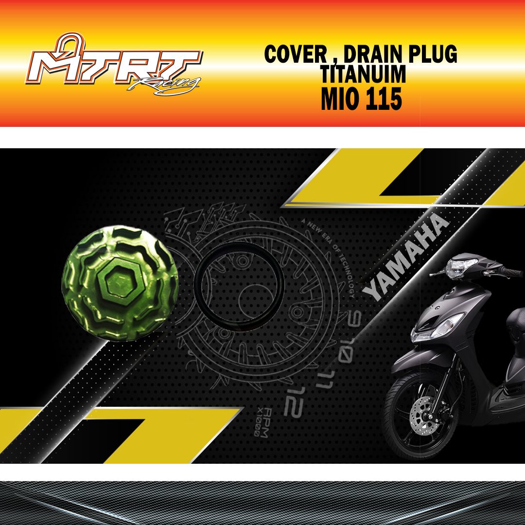 COVER , DRAIN PLUG TITANUIM MIO MTRT