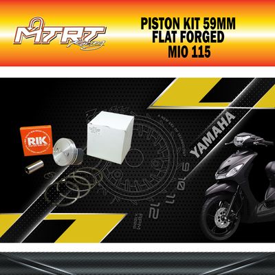 PISTON  KIT  MIO 59MM FLAT FORGED MTRT