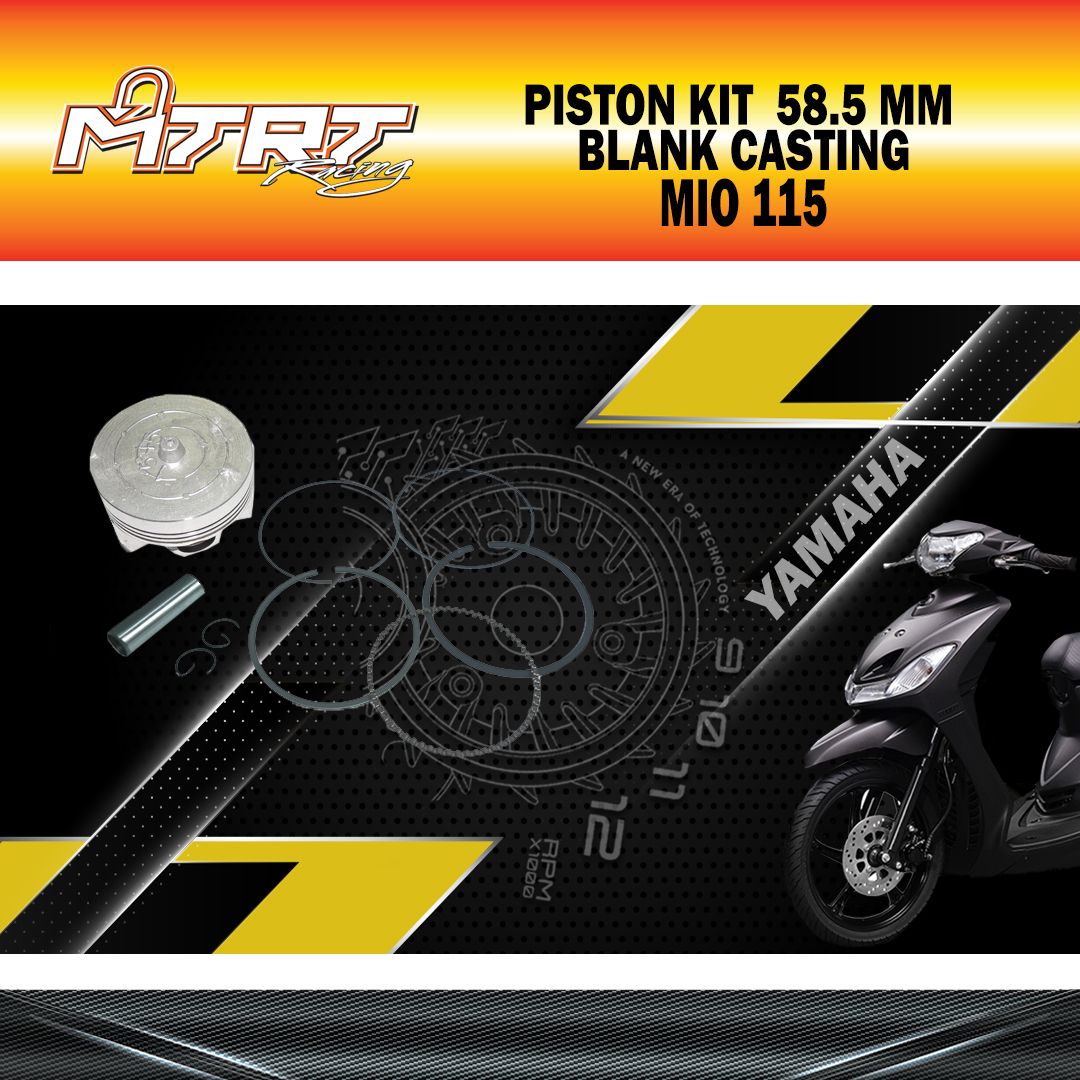 PISTON  KIT  MIO 58.5MM BLANK CASTING MTRT