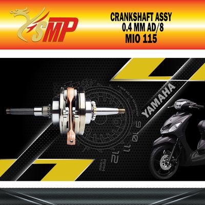 CRANKSHAFT ASSY MIO 0.4MM &quot;YSMP&quot; AD/8
