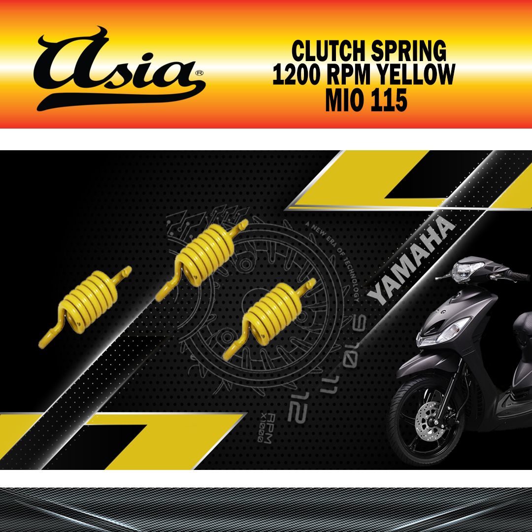 CLUTCH Spring MIO 1200RPM (Yellow) ASIA