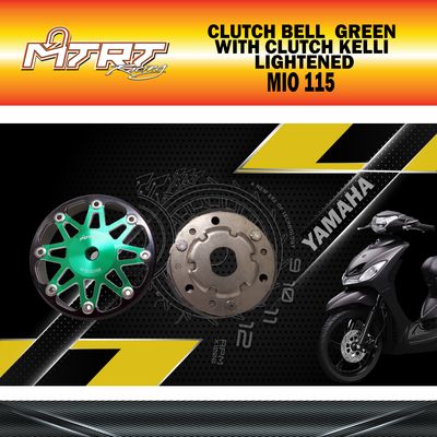 CLUTCH BELL MIO GREEN MTRT WITH CLUTCH KELLI LIGHTENED