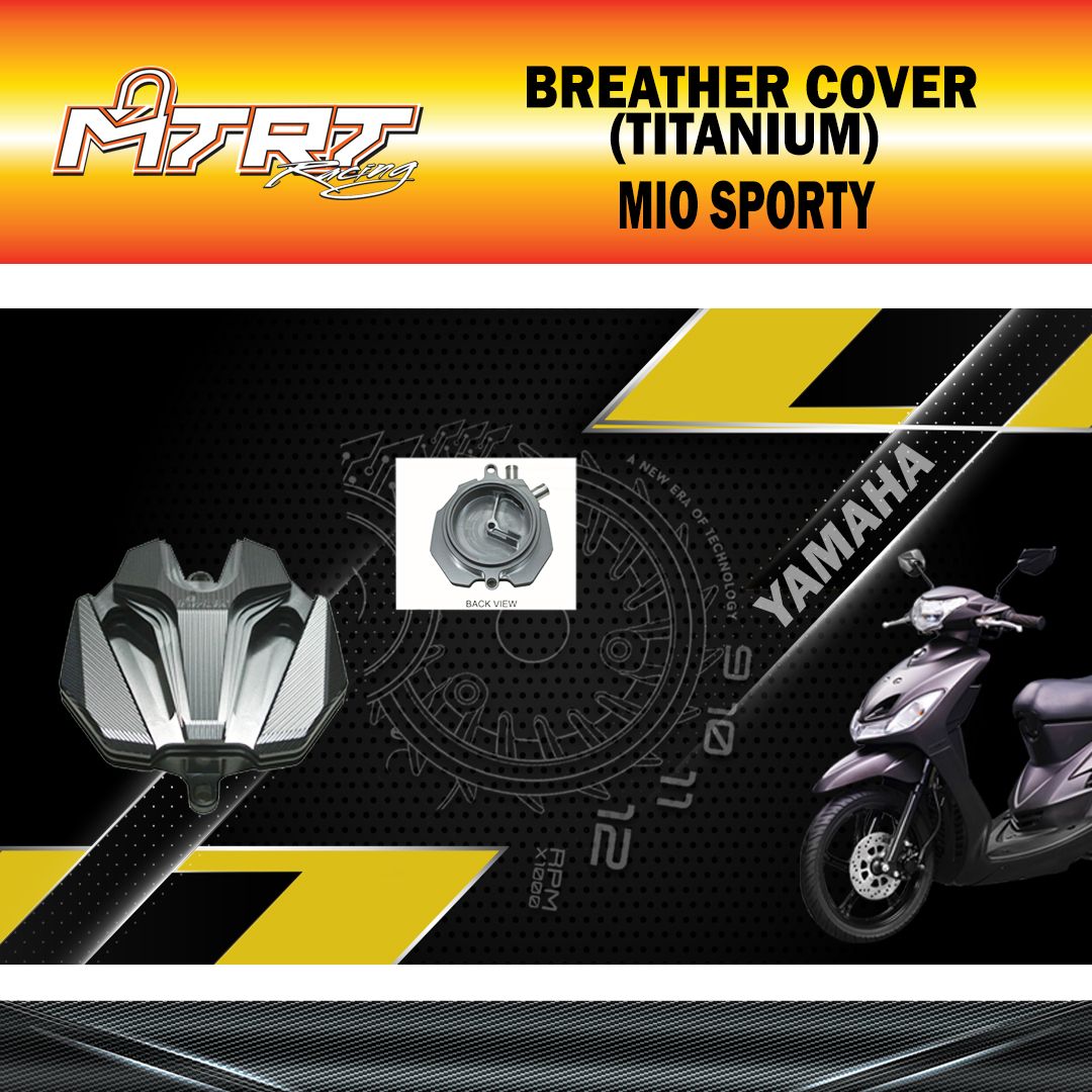 BREATHER COVER (TITANIUM) MTRT