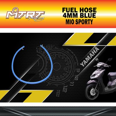 FUEL HOSE 4MM BLUE MTRT