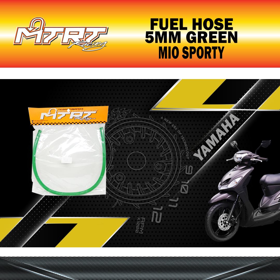 FUEL HOSE 5MM GREEN
