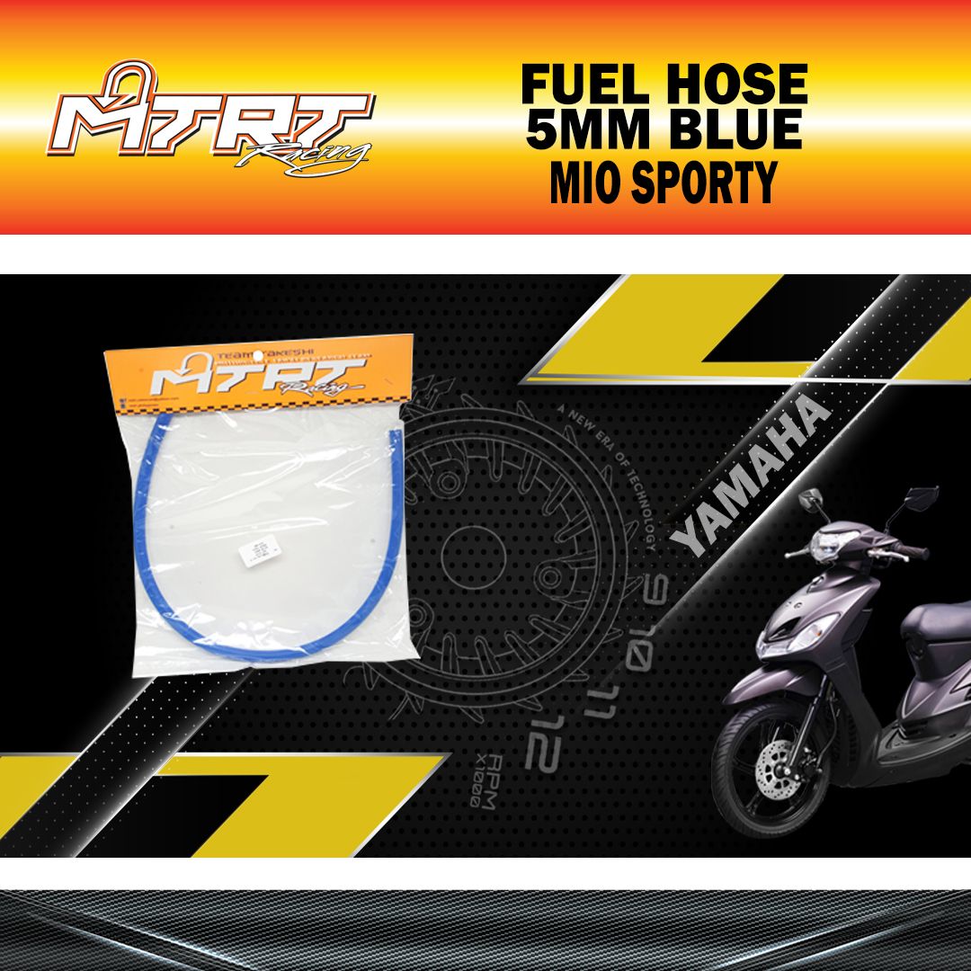 FUEL HOSE 5MM BLUE MTRT