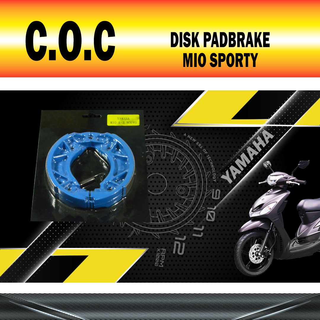 BRAKE SHOE BLUE MIO &quot;COC&quot;