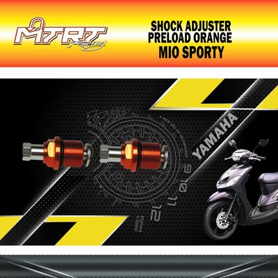 SHOCK ADJUSTER-PRELOAD ORANGE MIO MTRT