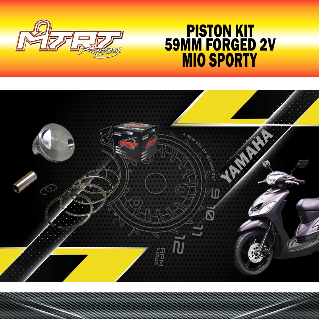 PISTON KIT MIO 59MM FORGED 2V MTRT