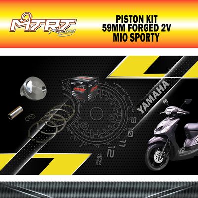 PISTON KIT MIO 59MM FORGED 2V MTRT