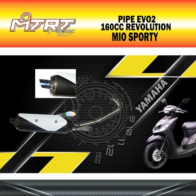 PIPE MIO EVO2 MTRT 2V 160CC REVOLUTION