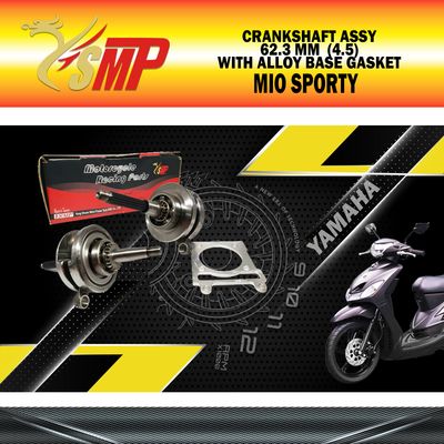CRANKSHAFT ASSY MIO 62.3MM YSMP (4.5) WITH ALLOY BASE GASKET