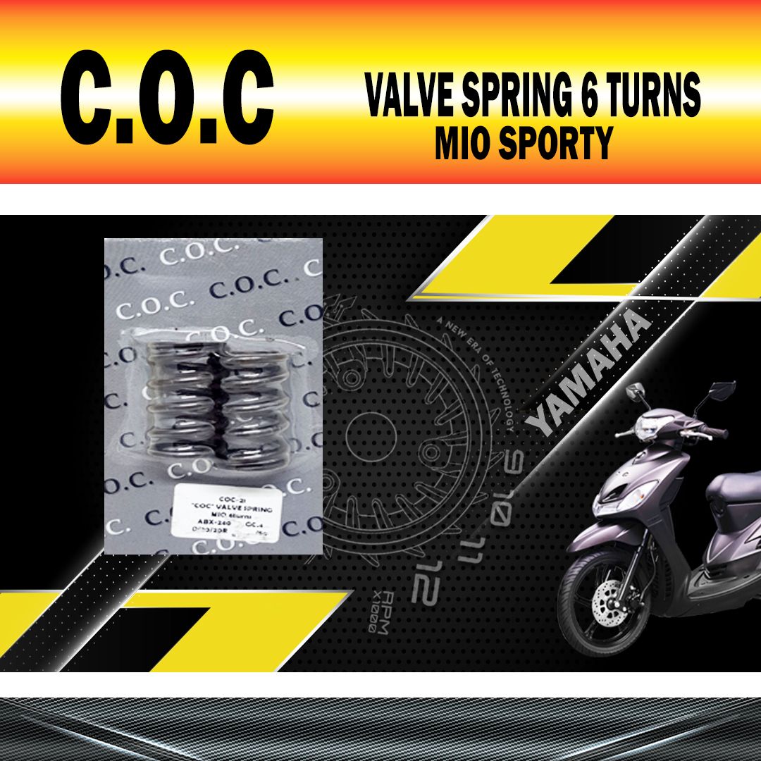 VALVE SPRING 6 TURNS