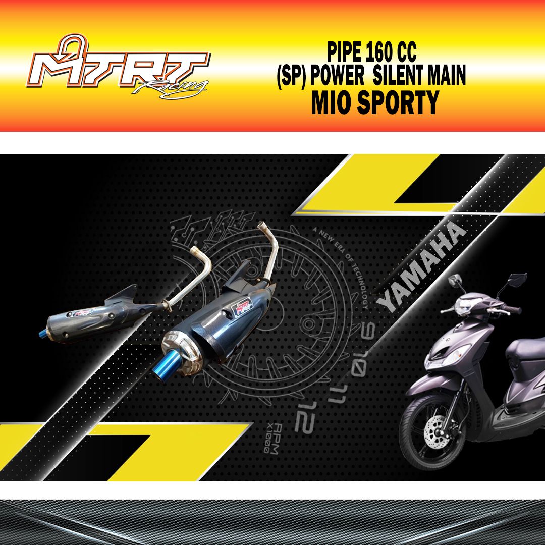 PIPE MIO 160CC (SP) POWER MTRT SILENT MAIN