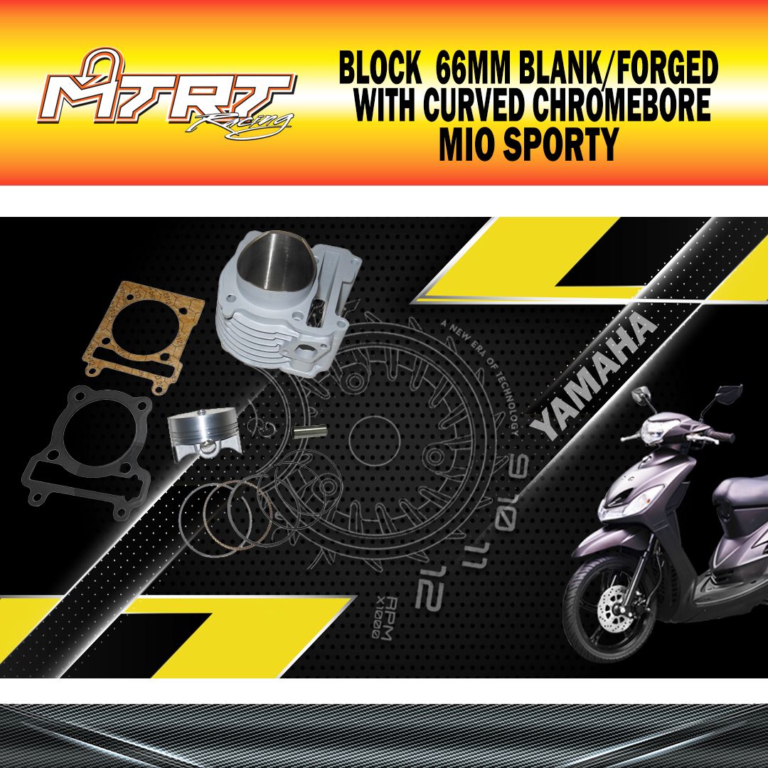 BLOCK MIO 66MM BLANK FORGED (W/CURVED CHROMEBORE)  MTRT