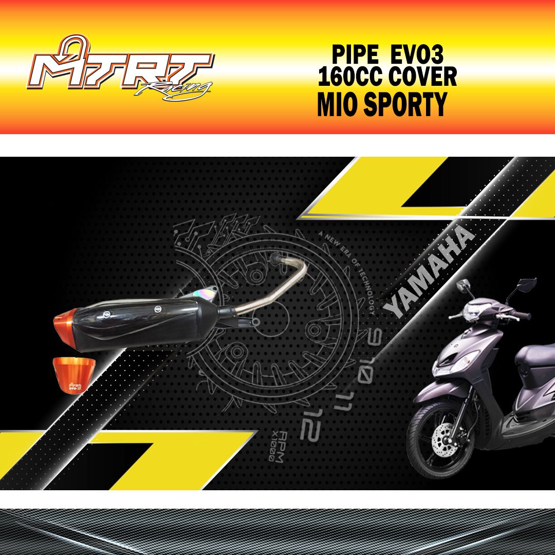 PIPE MIO EVO3 MTRT 160CC W/COVER