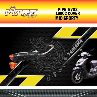 PIPE MIO EVO3 MTRT 160CC W/COVER
