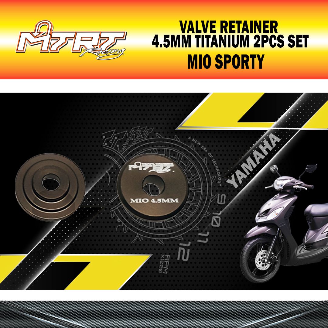 VALVE RETAINER MIO V2 4.5MM TITANIUM 2PC/SET