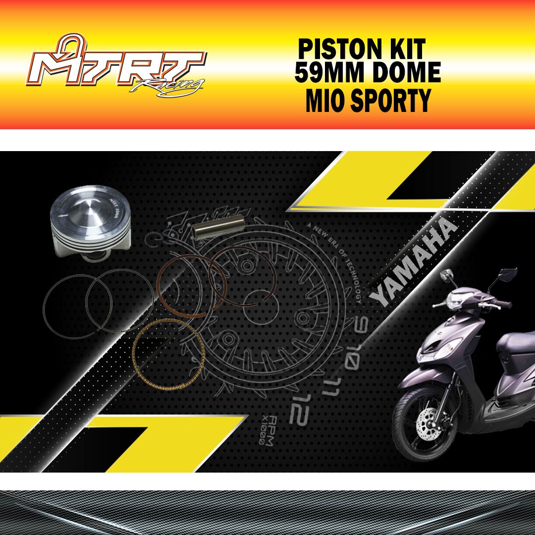 PISTON KIT MIO 59MM DOME (B) MTRT