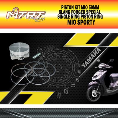 PISTON  KIT MIO 59MM BLANK FORGED SPECIAL SINGLE RING PISTON RING MTRT