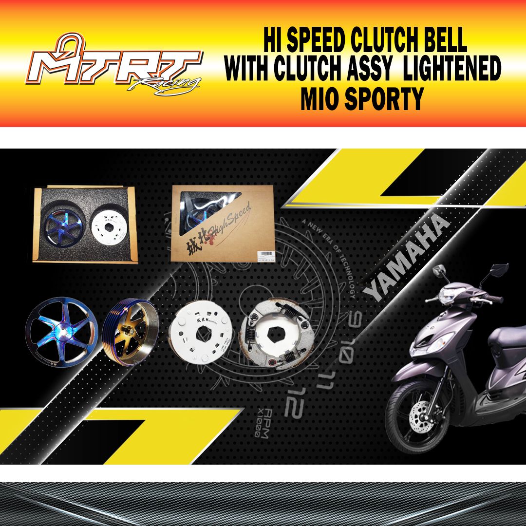 HI SPEED CLUTCH BELL WITH CLUTCH ASSY MIO LIGHTENED