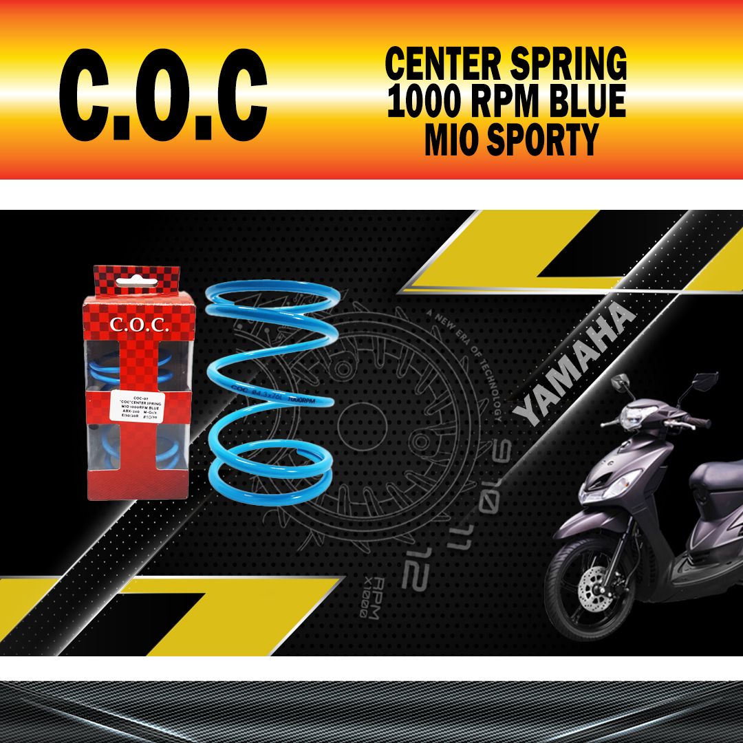 CENTER SPRING 1000RPM BLUE MIO