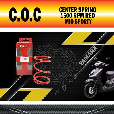 CENTER SPRING 1500RPM RED MIO &quot;COC&quot;