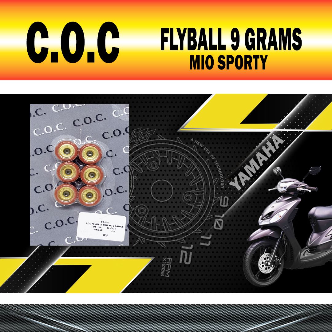 COC FLYBALL MIO 9G ORANGE