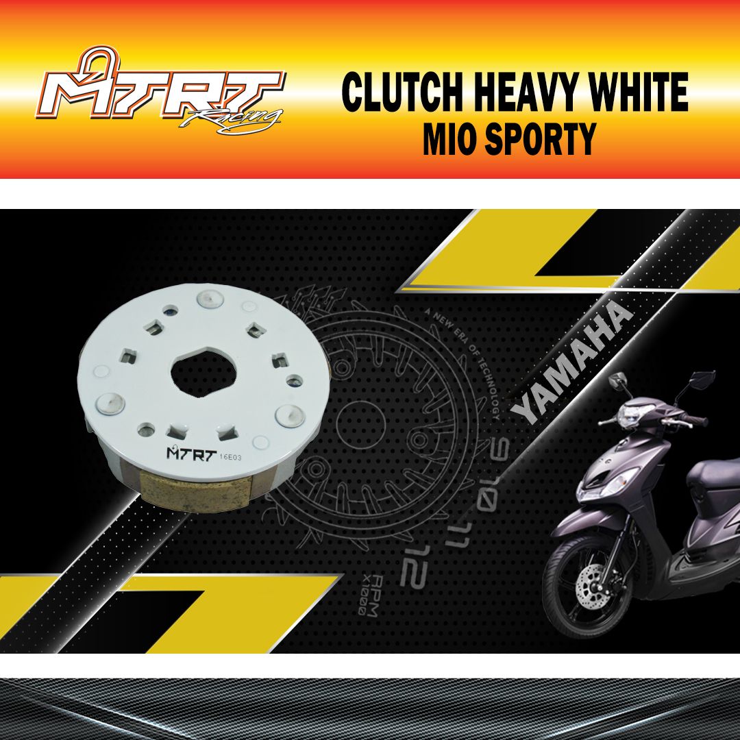 MIO CLUTCH HEAVY WHITE MTRT